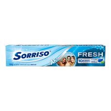 creme Dental Sorriso Fresh Gel Menta 90g