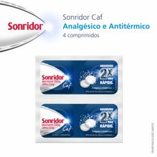 Sonridor Glaxosmithkline 500mg+ 65mg com 4 comprimidos