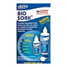 Bio Soak solução Para Lentes de Contato 360ml+ 120ml