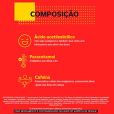 Doril Enxaqueca 250mg+ 250mg+ 65mg com 4 comprimidos