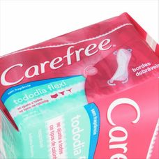 Protetor Diário Carefree Todo Dia Flexi Sem Perfume com 40 Unidades
