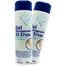 Gel de Massagem San Jully 32 Ervas Pernas Pés Costas E Articulações 220g