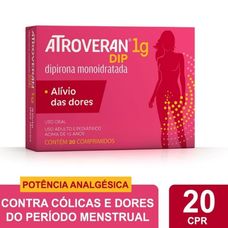 Atroveran Dip Mantecorp Farmasa 1g com 20 comprimidos