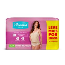 Roupa Íntima Plenitud Femme Descartável Tamanho P/M com 16 Unidades
