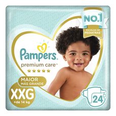 Fralda Descartável Pampers Premium Care Xxg Com 24 Unidades
