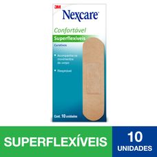 Curativos 3M Nexcare Superflexíveis com 10 Unidades