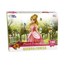 Quebra-Cabeça Pai E Filho Princesa Encantada 100 Peças