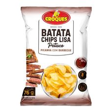 Batata Chips Croque Petisc Picanha com Barbecue 45g
