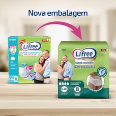 Fralda Ad. Lifree Extra Absorcao P/m C/8un