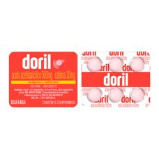 Doril 6 comprimidos