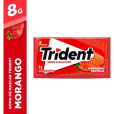Chiclete Trident Morango