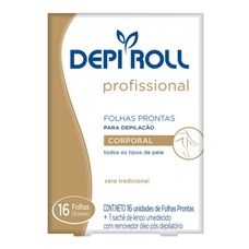 Folha Pronta Para Depilação Depi Roll Facial Tradicional