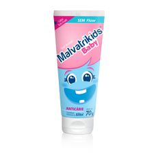 Gel Dental Malvatrikids Baby Daudt Sem Flúor com Xilitol 70g