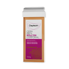 Cera Depilatória Depilsam Refil Roll On Maracujá 100g