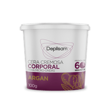 Cera Depilatória Depilsam Microondas Óleo de Argan 100g