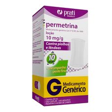 Permetrina Prati 10mg/ml loção com 60ml