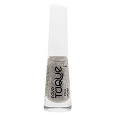 Esmalte Novo Toque Prata Glitter 8ml