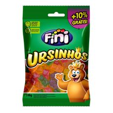 Balas de Gelatina Fini Ursinhos Brilho 100g