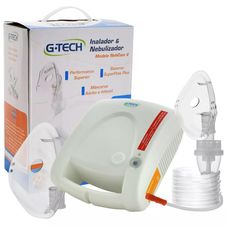 Inalador E Nebulizador G-Tech Nebcom V Cinza com 1 Unidade