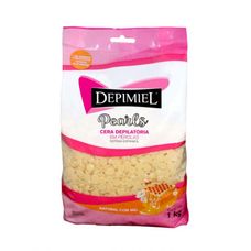 Cera Depilatória Depimiel em Pérolas Natural com Mel 1Kg