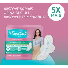 Absorvente Plenitud Femme Ultra Para Incontinência Urinária com 8 Unidades