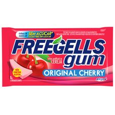Chiclete Freegells Sem Açúcar Cherry 8g