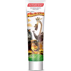 Gel Dental Dentalclean Infantil Madagascar Sabor Tutti Frutti com Flúor 50g