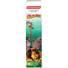 Gel Dental Dentalclean Infantil Madagascar Sabor Tutti Frutti com Flúor 50g