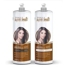 Shampoo+ Condicionador Probelle Super Bonita Liso Forte 2L