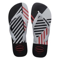 Sandália Havaianas Trend Cinza Gelo+ Preto 43/44