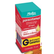 Paracetamol Medley 200mg/ml em gotas 15ml
