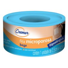 Fita Microporosa cremer Bege 2,5cmx4,5M