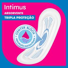 Absorvente Intimus Gel Normal Suave Sem Abas com 8 Unidades