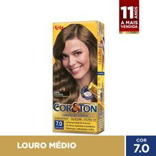Tintura Cor & Ton 7.0 Louro Médio