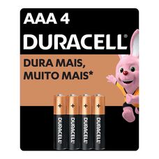 Pilha Duracell Aaa Palito com 4 Unidades