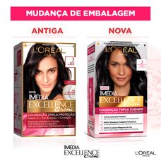 Tintura Imedia Loréal 2 Preto Clássico