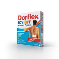 Dorflex Icy Hot Adesivo Flexível Grande com 5 Unidades