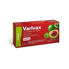 Castanha Da Índia Varivax Natulab 100mg com 30 comprimidos