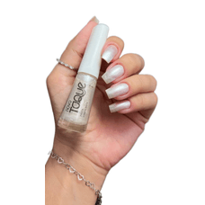Esmalte Novo Toque Cintilante Prata 8ml