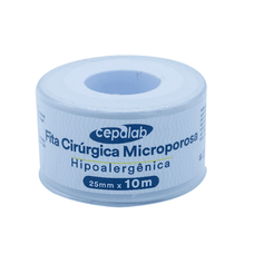 Fita Cirúrgica Cepalab Microporosa Hipoalergênica 25Mmx10M