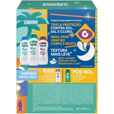 Kit Prot. Solar Sundown Fps50 200ml Gts Prot Sol Fps50 120ml Praia E Pisicina