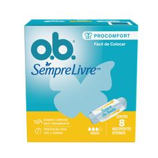 Absorvente O.B Procomfort Interno Médio com 8 Unidades