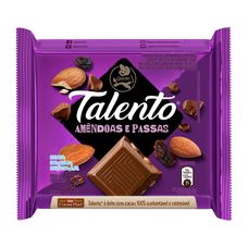 Chocolate Talento Amêndoas E Passas 85g