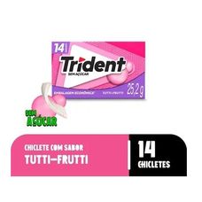 Goma De Mascar Trident Tutti-frutti Sem Acucar 25,2g