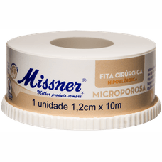 Fita Microporosa Missner Bege 1,2cmx4,5M