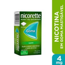 Nicorette Icemint Johnson & Johnson Farma 4mg com 30 Gomas mastigáveis