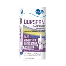 Dorspan Ems solução gotas 20ml