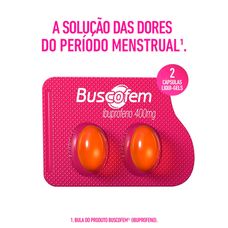 Buscofem 400mg com 2 cápsulas