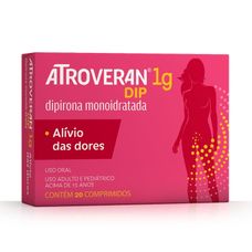 Atroveran Dip Mantecorp Farmasa 1g com 20 comprimidos