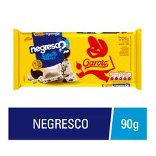 Chocolate Garoto Tablete Bisco Branco Negresco 90g